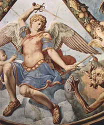 Frescoes of the Chapel of Eleonora da Toledo in the Palazzo Vecchio in Florence, Ceiling Fresco